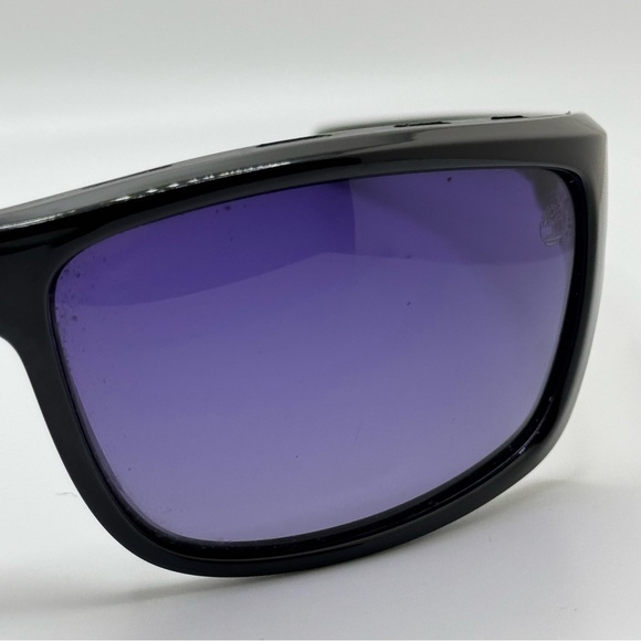 ☀️☀️☀️ Timberland Rectangular Polarized Sunglasses Black with Purple Lenses - Picture 10 of 10